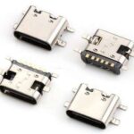 کانکتور USB Type-c مادگی 6 پین