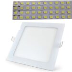 LED DOB نواری سفید مهتابی 18W پنلی مربع