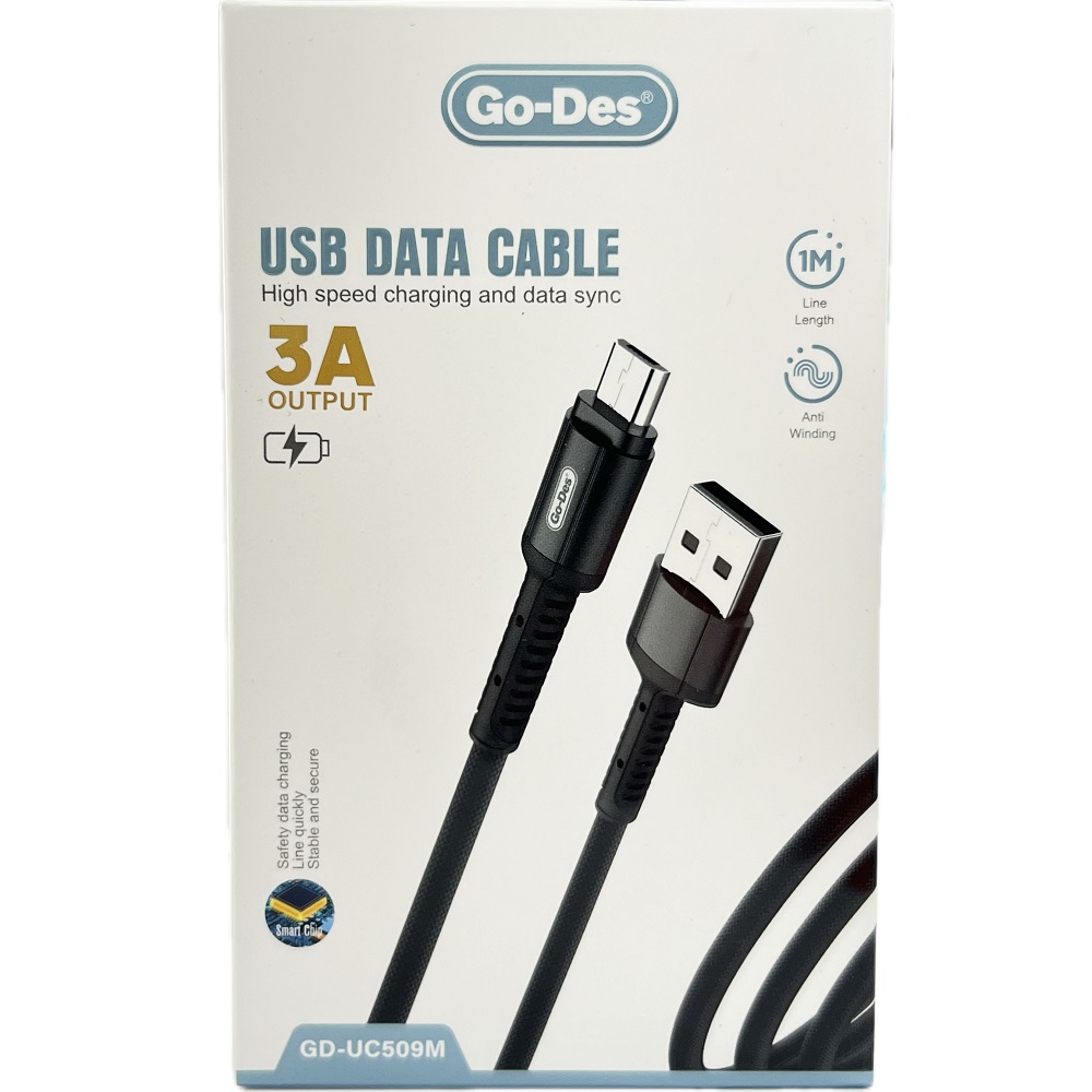 img_3768 copy copy کابل شارژ USB TO Micro USB گودس مدل GD-UC509M - تصویر 1