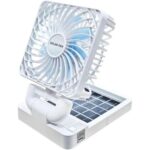 پنکه سولار شارژی مدل Solar charging 666