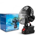 پنکه شارژی 21 ولت چرخشی lithium electric fan