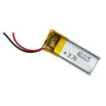 باتری لیتیوم پلیمر 3.7v ظرفیت 150mAh کد 401025