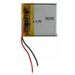 باتری لیتیوم پلیمر 3.7v ظرفیت 200mAh کد 302323