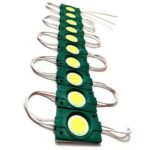 LED COB بلوکی 12V سبز  2.4W